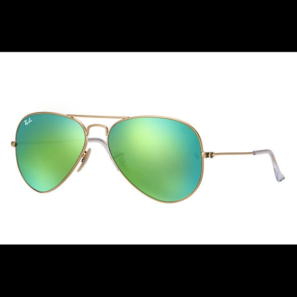Gold Ray Ban Aviator Sunglasses